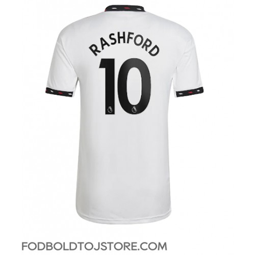 Manchester United Marcus Rashford #10 Udebanetrøje 2022-23 Kortærmet